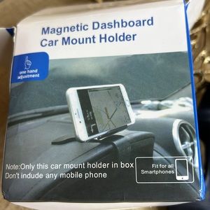 Dashboard Car Mount Holder is (Not Magnetic)